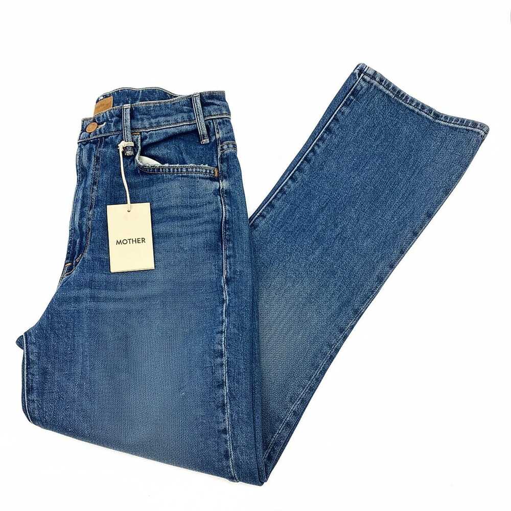 MOTHER Blue Hustler Ankle Jeans | Cotton Blend, Women’s 8